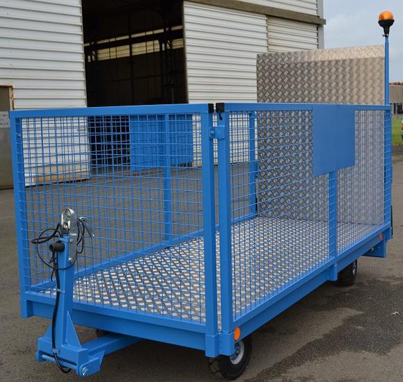 5RISPE0017 - Remorque porte conteneur poubelle
