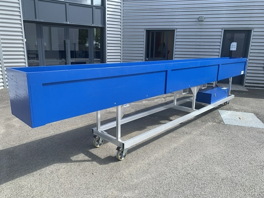 1OCA0033 - Caisse de transport sur roulettes de 6,20 m à châssis aluminium