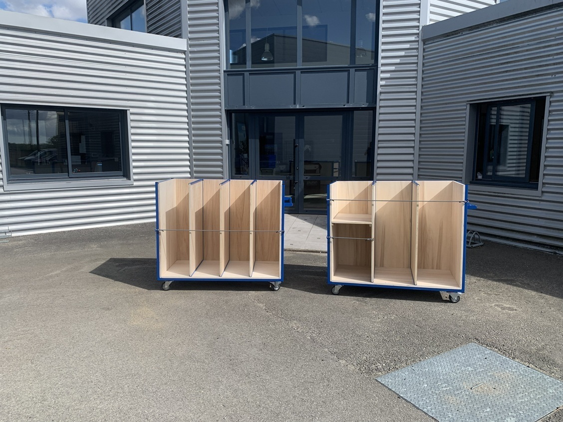 2MTC30041 - Chariot à compartiments pour stock tampon