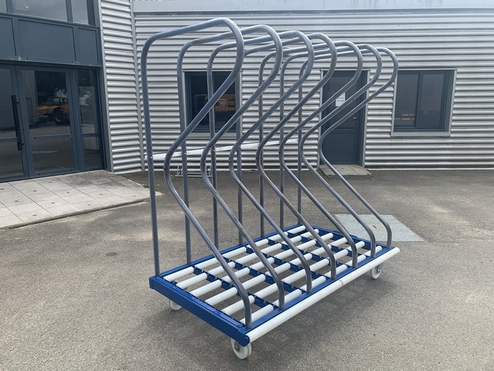 2MTC50031 - Chariot de transport de menuiseries à rouleaux CMU 900 Kg