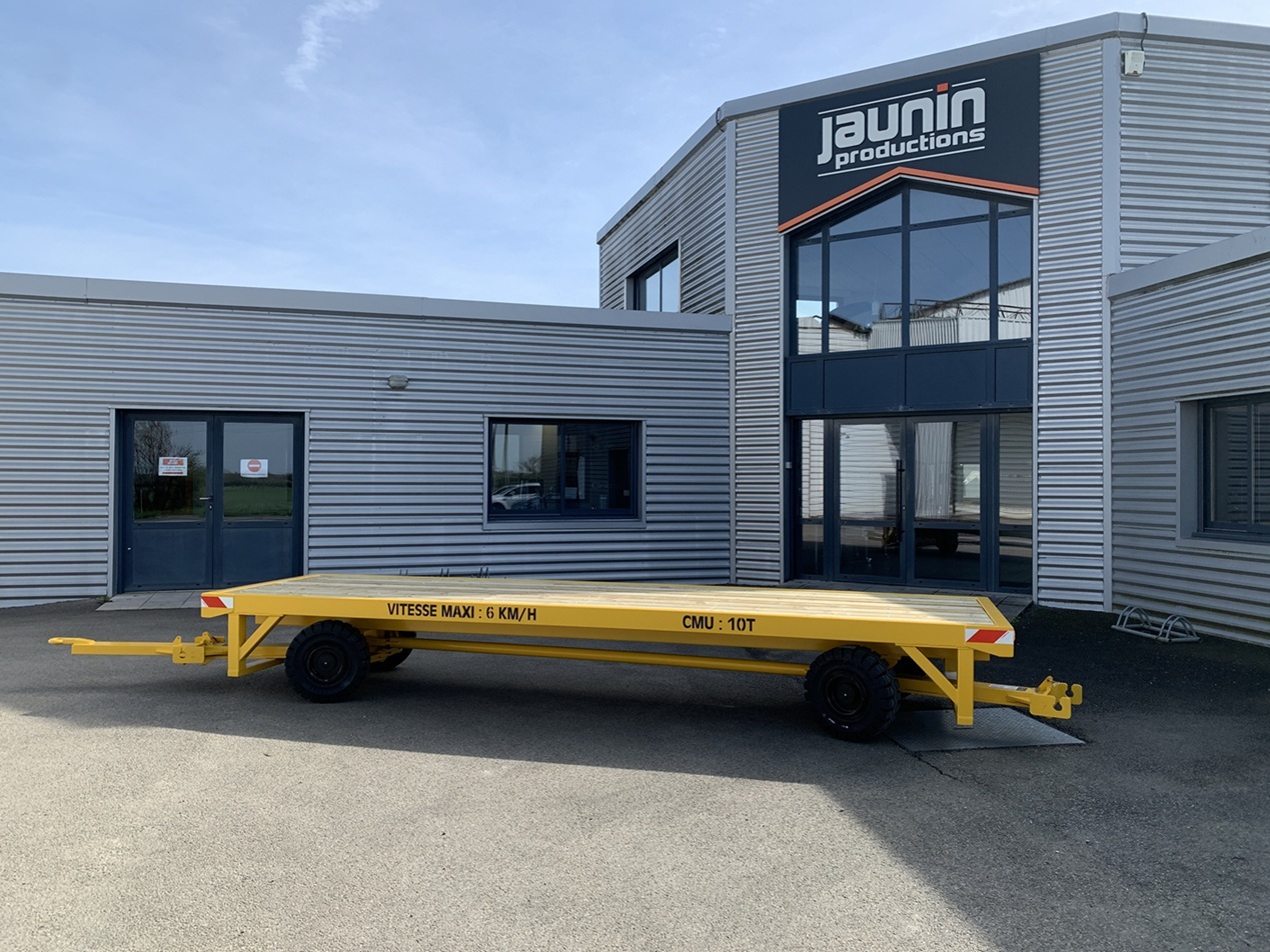 5RICB0074 - Remorque pour transport de charge lourde en milieu industriel