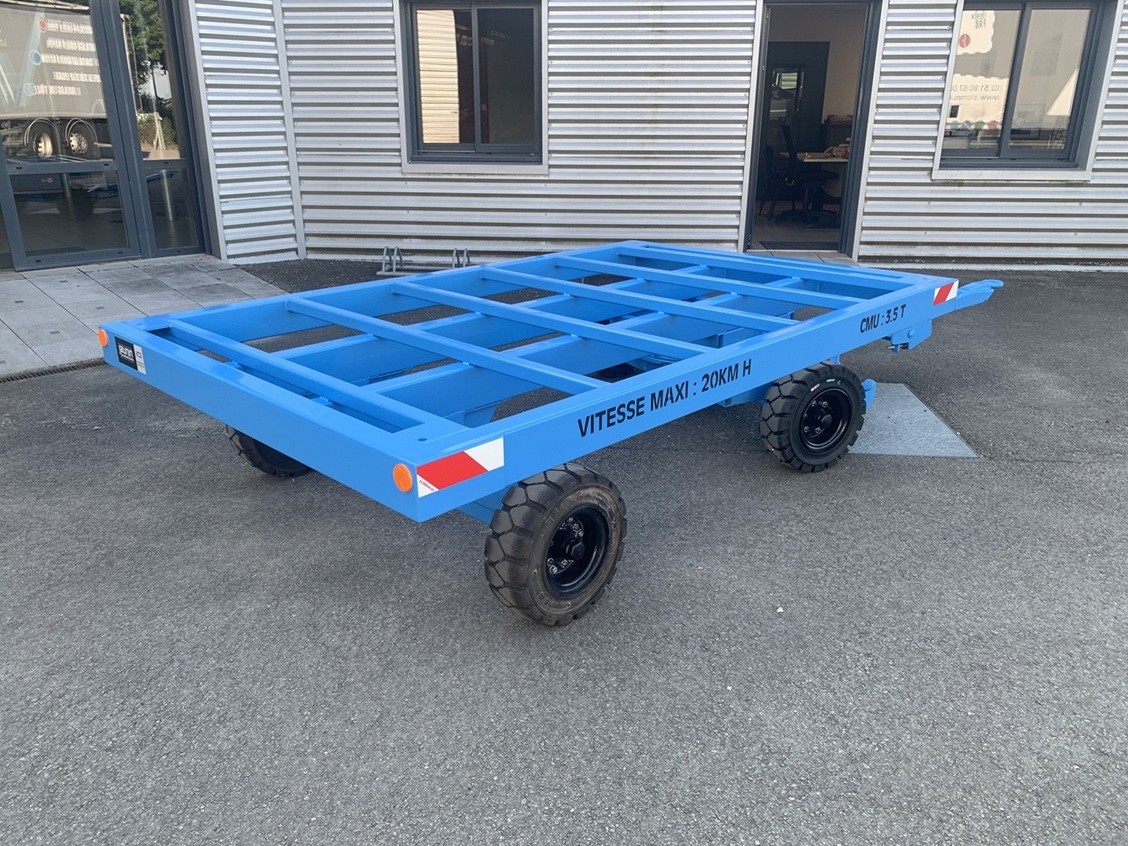 5RICB0075 - Remorque industrielle de chantier