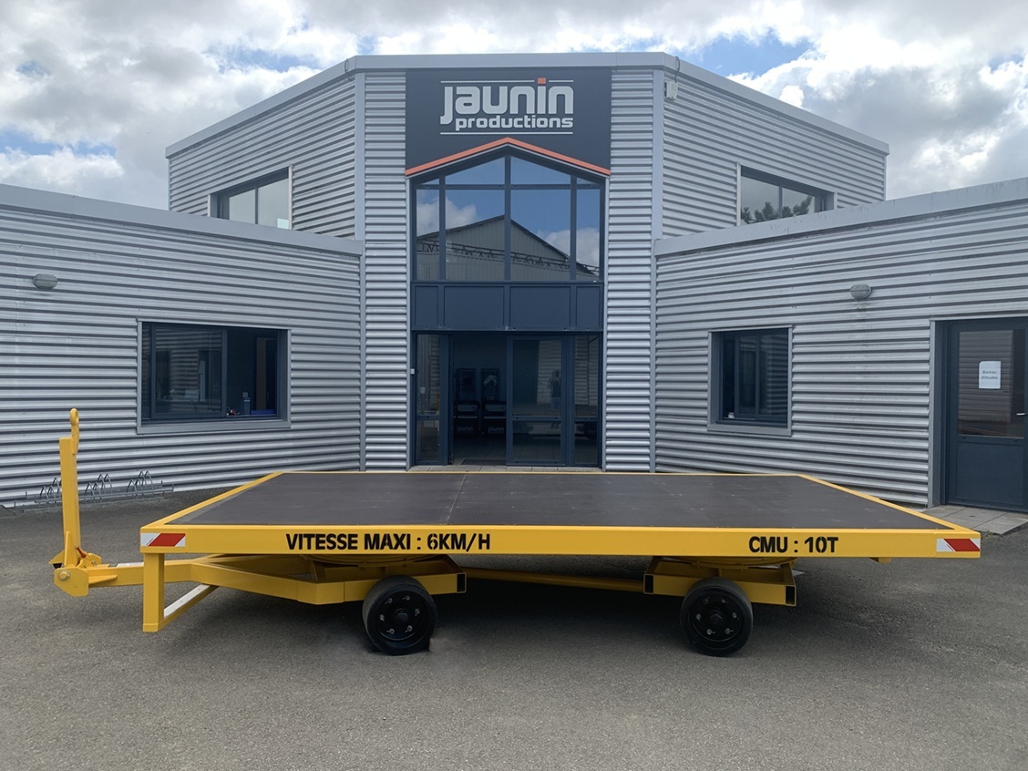 5RICB0078 - Remorque pour le transport de matériel lourd à vitesse maitrisée