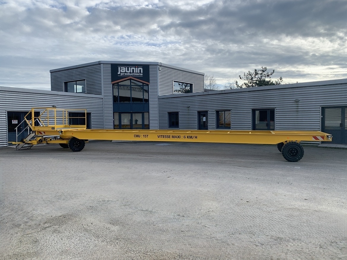 5RICB0083 - Remorque 15 tonnes pour conteneur 40 pieds - EDF CNPE BLAYAIS