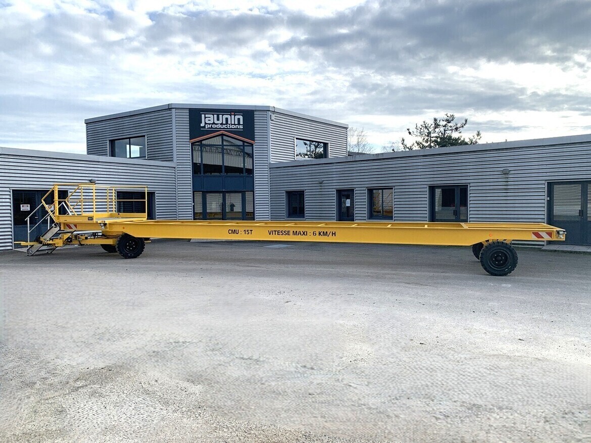 5RIFOC0055 - Remorque 15 tonnes pour conteneur 40 pieds - EDF CNPE BLAYAIS