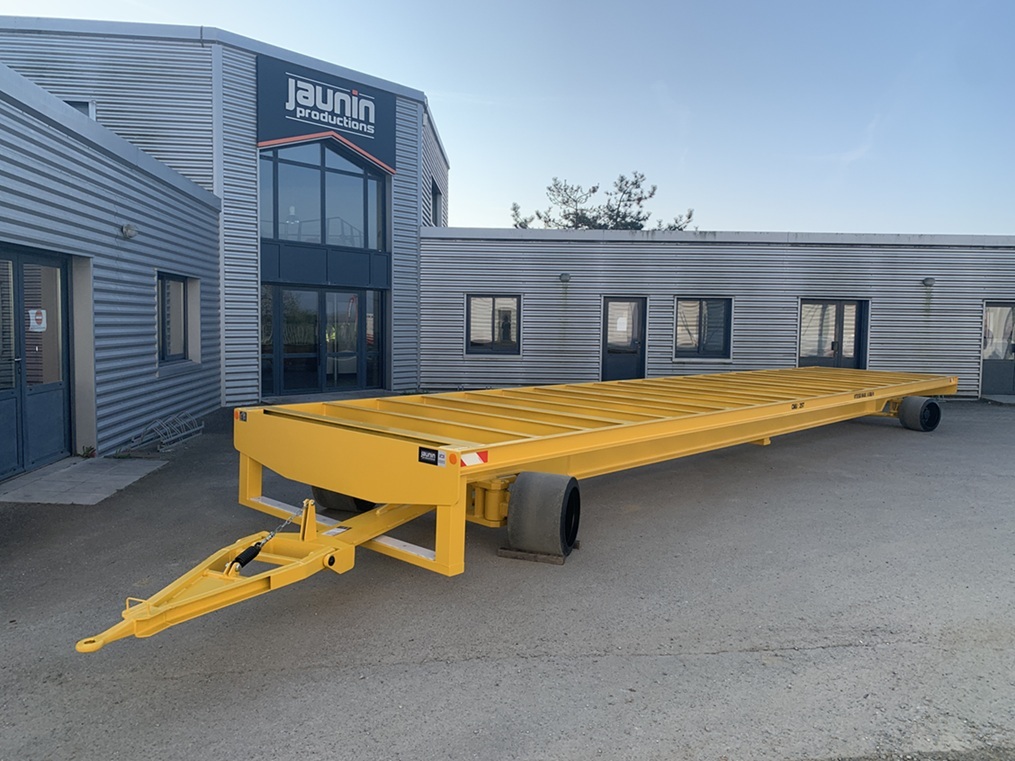 5RIFOC0060 - Remorque industrielle 25 tonnes de 12 m pour charges lourdes