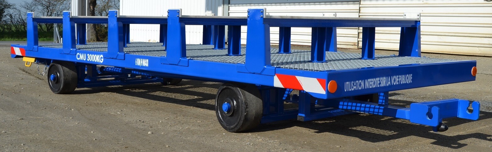 5RISPE0008 - Remorque sur-mesure pour utilisation particulière dans le milieu indutriel