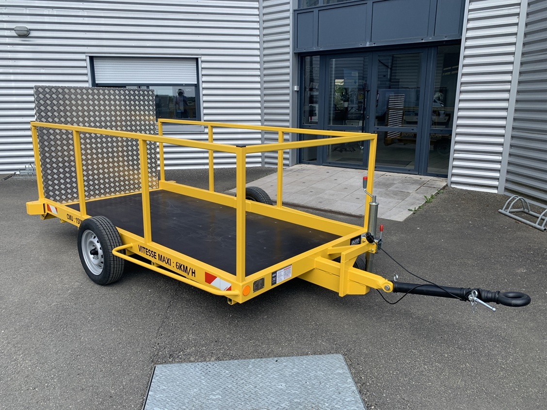 5RISPE0064 - Remorque pour collecte et transport de poubelles et conteneurs