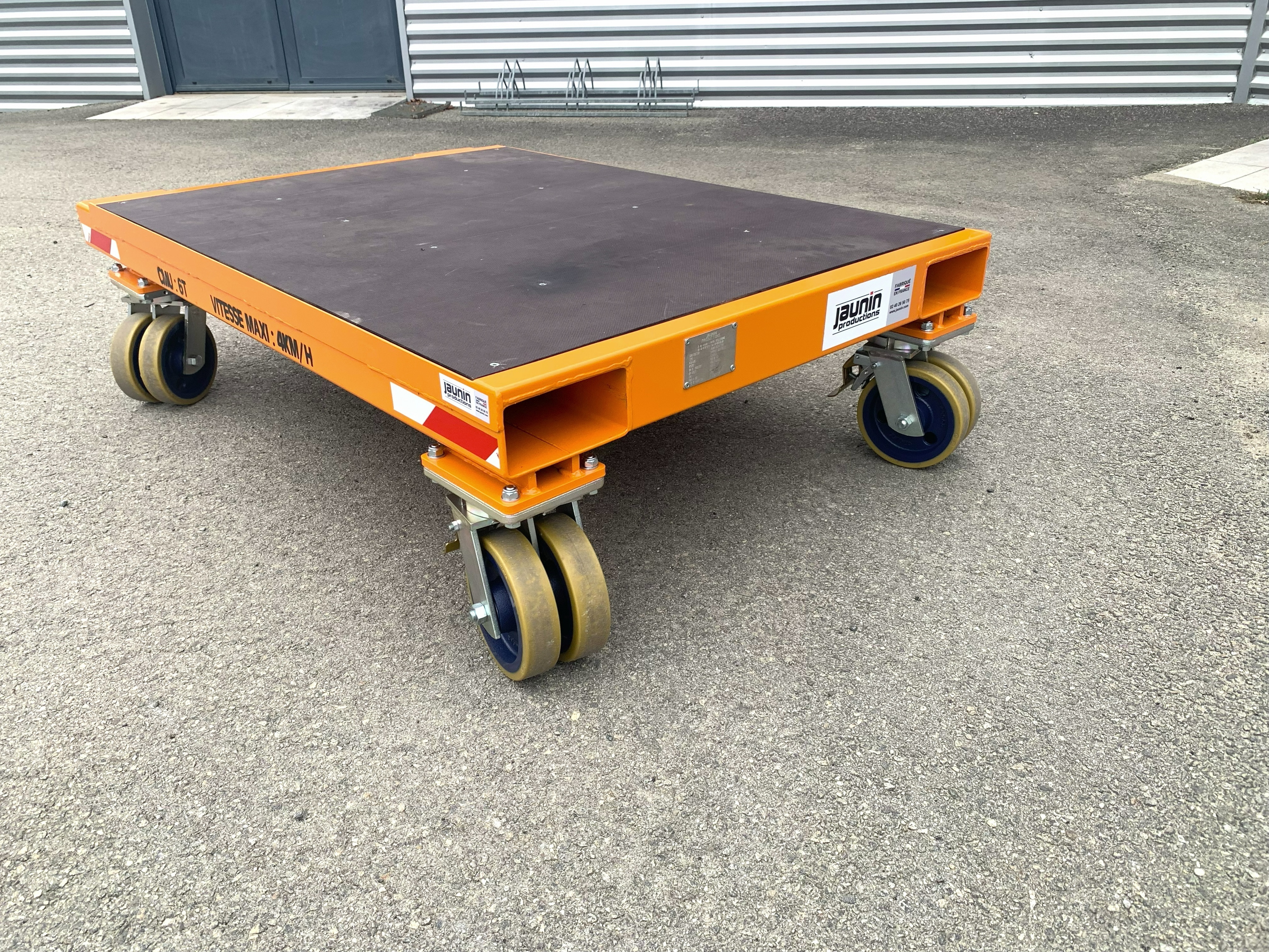 5RISPE0070 - Remorque industrielle 6 tonnes pour manutention de moules