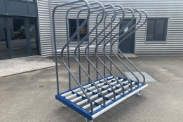 2MTC50031 - Chariot de transport de menuiseries à rouleaux CMU 900 Kg