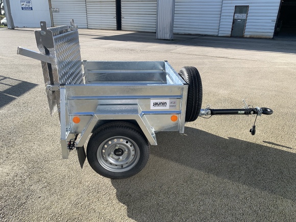4PLASR120021 - Remorque avec rampe pliable