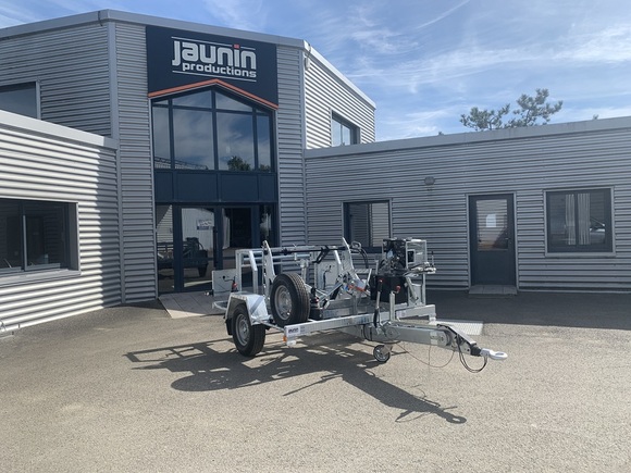 4RTOU0015 - Remorque porte-touret de 1800 kg