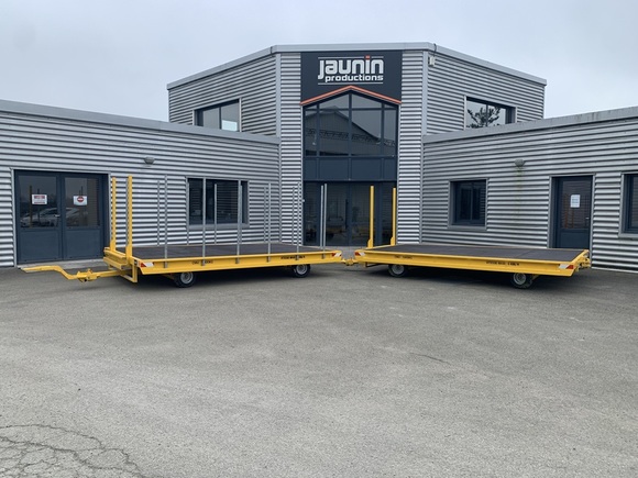 5RIFD0042 Remorques industrielles pour le transport de rouleaux d'isolants